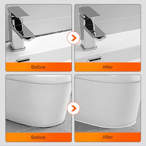 THINKWORK Caulking Tool Kit, 4 in 1 Caulk Remover Tool, Stainless Steel Caulk Tool for Kitchen Bathroom Window Sink Tile Joint, Silver - color: Silver-2