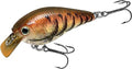 Lucky Craft LC 0.5 Squarebill Crankbait, Silent Fishing Lure for Bass Trout and Pike, Made in Japan, Freshwater Fishing Gear, Hard Bait Bass Lures - color: 518 All Japan Craw