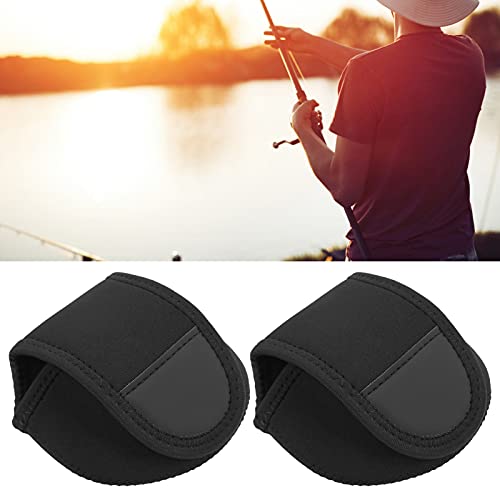Alomejor 2Pcs Fishing Reel Bag Baitcasting Reel Cover Case Reel Protective Case Waterproof Baitcast Reel Protective Pouch