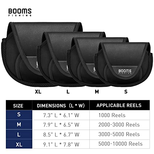 Booms Fishing Spinning Reel Cover: RC2 Fishing Reel Protective Case - Fit for 1000 Reels, 2-Pack Small Size - style: S (1000 Reels) - 2pack