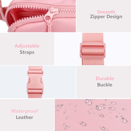 Christmas Gifts for Girls Teen Kids - Birthday Gifts for 3 4 5 6 7 8 9 10 11 12 13 Year Old Girls Fanny Pack Ages Teen Birthday Gifts Small Waist Packs Trendy Kids Fanny Pack O - color: Pink, style: O