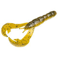 Strike King Rage Tail Craw - color: Green Pumpkin/Pearl Belly, size: 0.145 inch