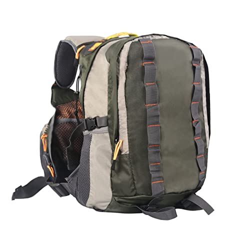 M MAXIMUMCATCH Maxcatch Fly Fishing Vest Pack for Men and Women Adjustable Outdoor Fishing (Vest/Sling Pack/Backpack) - style: Vest With Deluxe Large Pack Sbs