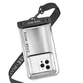 Case-Mate IP68 Waterproof Phone Pouch - Travel Beach Cruise Ship Essentials - Floating Waterproof Phone Case with Crossbody Lanyard for iPhone 17 Pro Max/16 Pro Max/15/14 /13 /S26/S25 - Silver Chrome - color: Silver Chrome