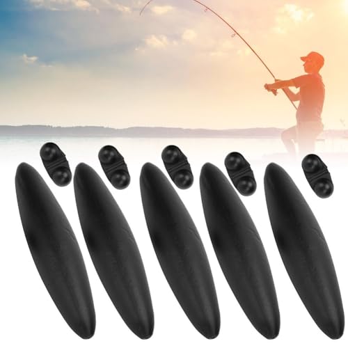 5Pcs Fishing Floats EVA Fishing Floats Slip Bobbers for Outdoors Rig Fishing Terminal Tackle Accessories