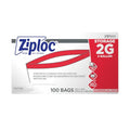 SC Johnson Professional Ziploc Brand Food Storage 2 Gallon Bags, Food Storage Ziploc Brand Bags, Commercial Pack, 100 Count Box, for Professional Use Only - size: 100 Count (Pack of 1)