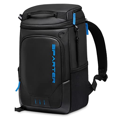 SPARTER Backpack Cooler Insulated Leak Proof 33/49 Cans, 2 Insulated Compartments Thermal Bag, Portable Lightweight Beach Travel Camping Lunch Backpack for Men and Women - color: Black, size: 33 Can