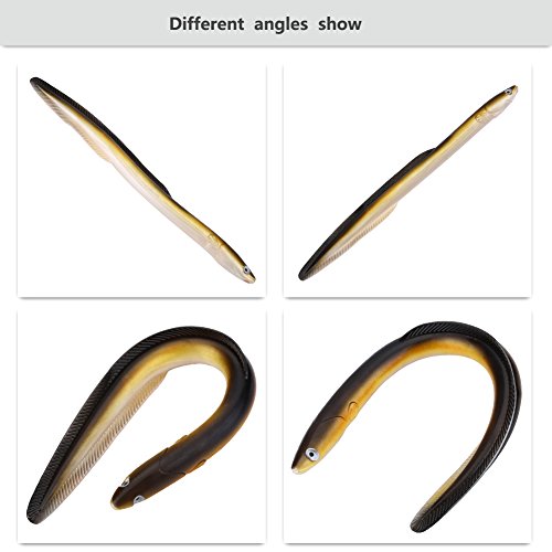 Dilwe Artificial EEL Bait, 1 Pc Big Soft EEL-Shaped Fishing Lure Bait for Freshwater Saltwater Fishing Fishing Supplies Bait