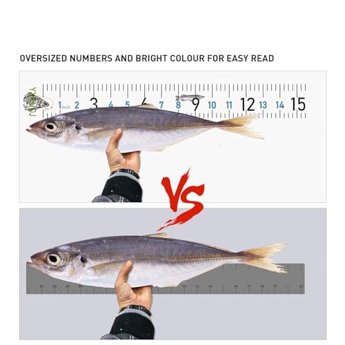 Fishing Ruler for Boat Self-Adhesive Fish Measuring Decals (3 Pack) 51" Waterproof Self Adhesive Measuring Ruler Tape (Transparent) - color: Transparent