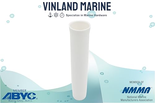 Vinland Marine Flared Fishing Rod Holder Insert Sleeves Pack of 1, Fishing Rod Holder Liner for Aluminum Rod Holder, for T Top Rod Holder, for clamp on Rod Holders for Boat