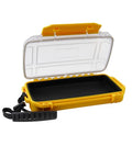 Dry Box Waterproof Box for Kayaking Boat Waterproof Phone Case Watertight Storage Container Diving Dry Boxes Yellow Protective Case, 9" L x 5" W x 2" H