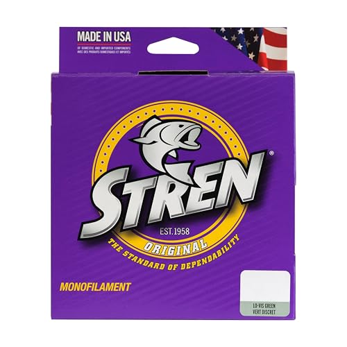 Stren Original Monofilament Fishing Line - color: Lo-Vis Green, size: 1000 Yd, Pound Test 10, style: 10lb | 4.5kg