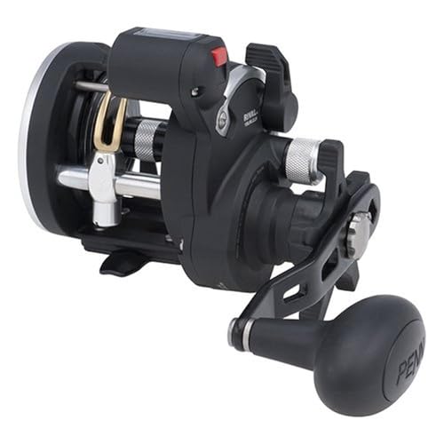 PENN Rival Level Wind Conventional Fishing Reel - size: 15 - Line Counter - Left Hand, style: Old Model