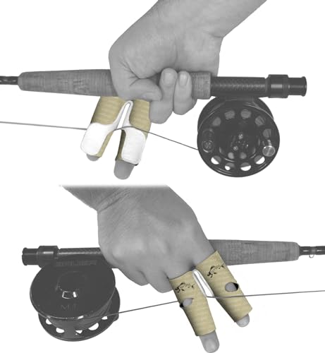Finger Guard and Fly Line Cleaner | Sizes: Medium, Large, X-Large - color: Tan, size: Medium