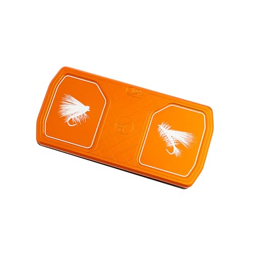 Cling Fishing Products Mag Grab Delta Fishing Magnet - Magnetic Holder and Organizer for Fishing Tools, Pliers, Hooks, Tackle - Used for Boats, Cars, Trucks, Bags, Gear Boxes - color: Orange, size: Dry Fly
