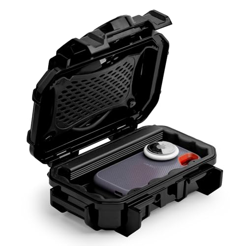 Evergreen 52 Waterproof Dry Box Protective Case - Travel Safe/Mil Spec/USA Made - for Cameras, Camping, Fishing, Hiking, Traveling, Water Sports, Knives, Survival (Black) - color: Black