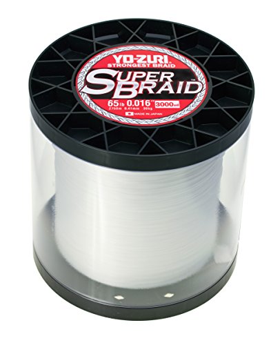 Yo-ZuriSuperbraid 80 Pound 150 Yards Dark Green Floating Braid - color: White, size: 40 lb Test