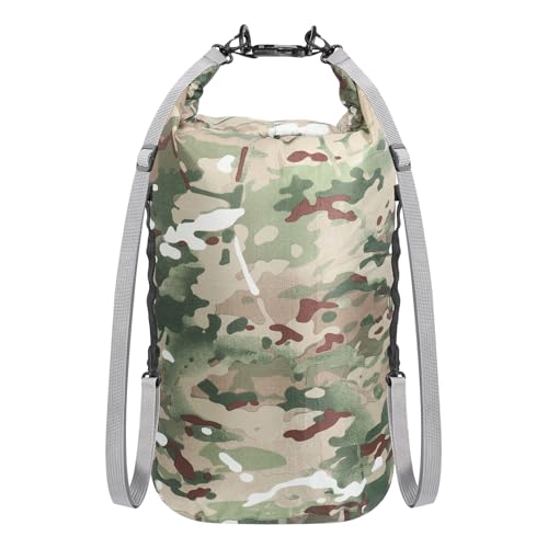 Dry Bags Waterproof Dry Sacks Small Lightweight Dry Bag with Strap for Paddle Board Kayaking Fishing Camping Hiking (20L) - size: 20L