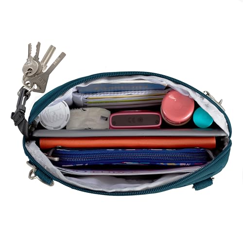 Travelon Anti-Theft Classic Convertible Crossbody & Waist Pack - color: Teal