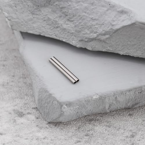 100 Pcs Fishing Line Double Copper Tube Pressure Sleeve Suitable for Making Fishing Group Connections