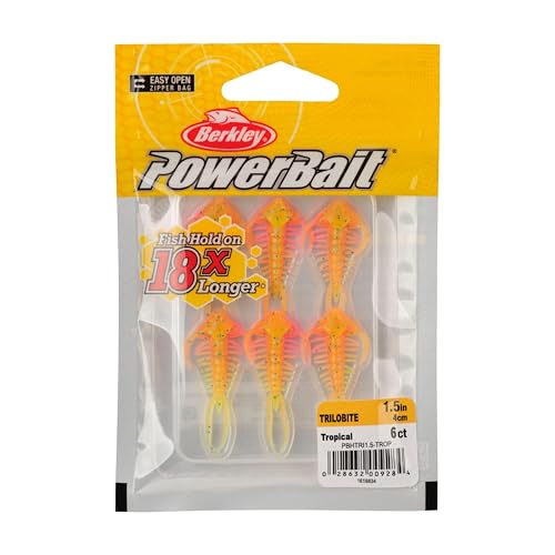 Berkley PowerBait Trilobite Fishing Soft Bait - color: Tropical