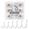 UCEC Circle Fishing Hooks Octopus Hooks Saltwater Freshwater, High Carbon Steel Offset Fishing Octopus Hook Set for Catfish Trout Fishing Size #1 1/02/03/04/05/06/07/08/0 170/ 100PCS - color: 100PCS Size: 1/0 2/0 3/0 4/0 5/0 6/0 7/0
