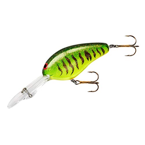 Norman Lures DD22 Deep-Diving Crankbait Bass Fishing Lure - color: Firetiger