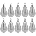 Long Casting Swivel Bell Sinkers Fishing Weights Drop Shot Weights with Swivels Fishing Lead Sinker 1/2oz 3/4oz 1oz 2oz 3oz - size: 3/8oz-10pcs