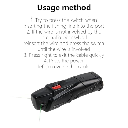 Electric Fishing Line Remover Spooler 3.5M/S Wire Stripping Tool Management Electric Stripping Tool Portable Line Spooler Fishing Accessory