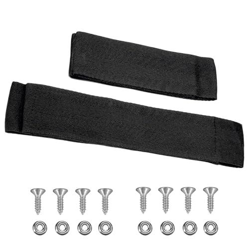 showingo 12760-7 Fishing Rod Straps Rod Straps For Boat Deck Boat Deck Rod Holder Set with 10-Inch Handle Strap and 6-Inch Rod Tip Strap