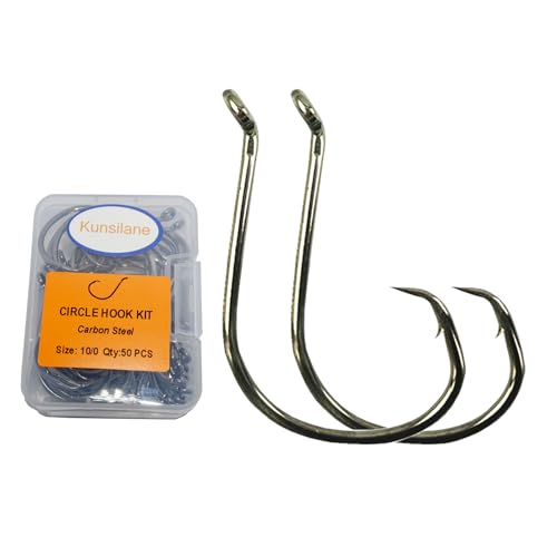 Catfishing Circle Hooks 50/100Pcs Octopus Fishing Circle Hooks Saltwater Freshwater for Catfish Bass Redfish 1/0 2/0 /3/0 4/0 5/0 6/0 7/0 8/0 9/0 10/0 12/0 14/0 - size: 20PCS 14/0