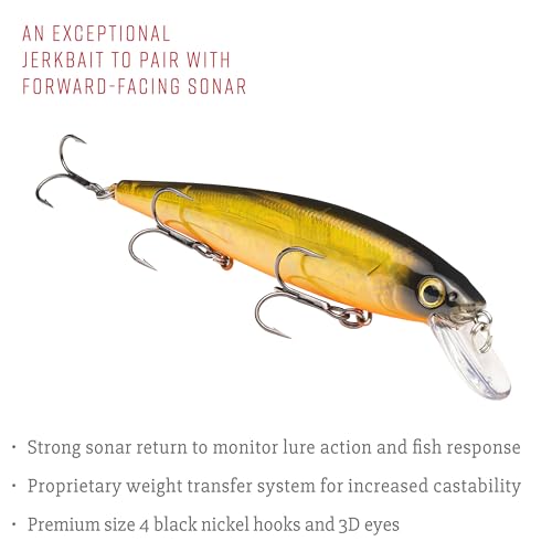 Strike King KVD Jerkbait 3 Hook - color: Pro Gold, size: 4.75 inch (Pack of 1)