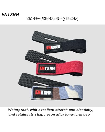 6 Pcs Fishing Rod Straps, Hook and Loop Fishing Rods Ties Rod Wraps, Stretchy Neoprene Pole Straps, Pole Belts for Casting Rods Spinning