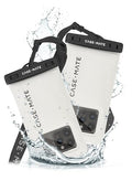Case-Mate 2 Pack IP68 Waterproof Phone Pouch - Sand Dollar | Touchscreen Floating Waterproof Phone Case with Crossbody Lanyard - Fits All Phones - Beach Cruise Ship Travel Essentials - color: Sand Dollar - 2 Pack