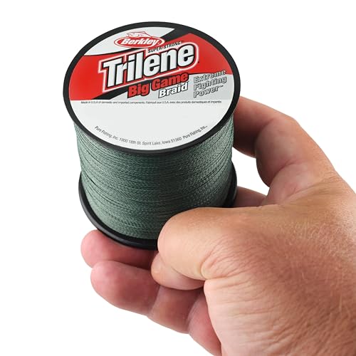 Berkley Trilene Big Game Braid Fishing Line - color: Lo-Vis Green, size: 50lb - 328yd