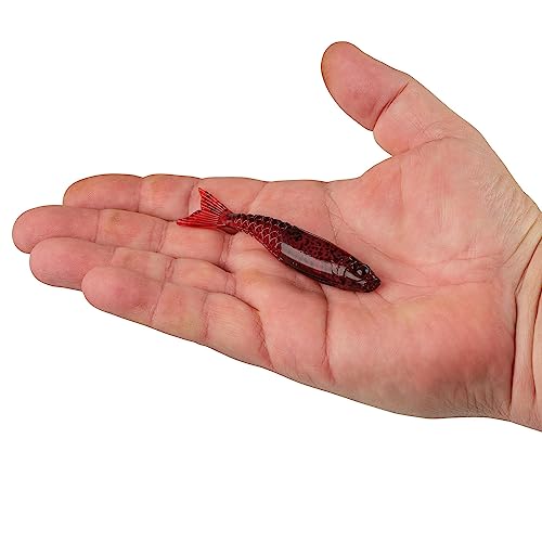 Berkley PowerBait PowerStinger Fishing Soft Bait - color: Ghost Red Craw, size: 3 1/2"