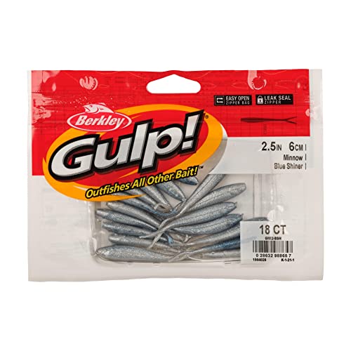 Berkley Gulp! Minnow Fishing Soft Bait - color: Blue Shiner, size: 2 1/2"