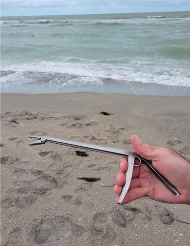 Fish Hook Remover Tool Stainless Steel Fish Dehooker Freshwater Saltwater Fishing Pliers 11-1/2 inch - style: Hook Remover with Lanyard