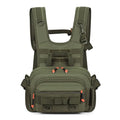 MiOYOOW Fishing Chest Pack, Waterproof Fly Fish Bag with Reflective Design for Men Women Outdoor Hunting Hiking - color: Green
