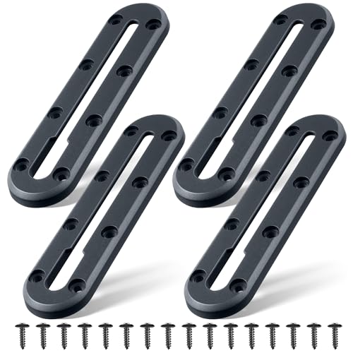 Hohean Kayak Track, Kayak Low Profile Track for Fishing Rod Holder, Kayak Track Accessories for Cup Holder, Kayak Accessories Mount Track, Kayak Rail Track for Paddle Holders - size: 7 Inch