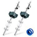 Enhon 2 Pack Pop up Center Piece Assembly, Compatible with Pfister Pop up Stopper PS2673, Bathroom Sink Stopper Replacement with Seal Tape, Pivot Rod Bathroom Universal Sink Repair Kit