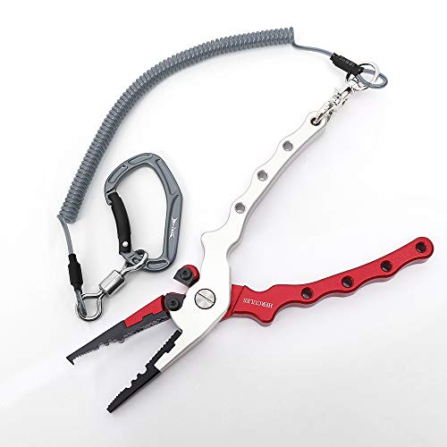 HERCULES M4 Fishing Lanyard, Fishing Pole Tether, Kayak Paddle Leash, Heavy Duty Retractable Coiled Lanyard for Fishing, Rods, Pliers, Boating, Paddles, Kayak - color: Pack of 2 Grey, 5.9"