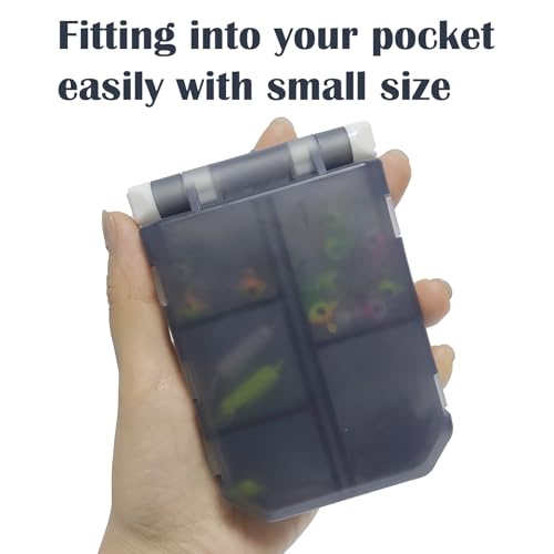 2PC-Aventik Fishing Tackle Box Utility Boxes Plastic Case Storage Organizer Box Fishing Tackle Storage (HOOK BOX-0702B) - style: HOOK BOX-0702B