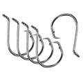 PATIKIL Fishing Circle Hooks Carbon Steel Offset Hook with Barbs for Freshwater Saltwater - size: 30mm/1.18"