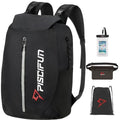 Piscifun Dry Bag Waterproof, Lightweight Dry Backpack Roll-Top Sealed with Waist Pouch and Phone Case Keeps Gear Dry Inside for Kayaking, Boating - color: Black, size: 30L
