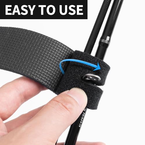 Fishing Rod Straps,Adjustable Fishing Rod Ties for Casting Rods,Spinning Rods and Fly Rods