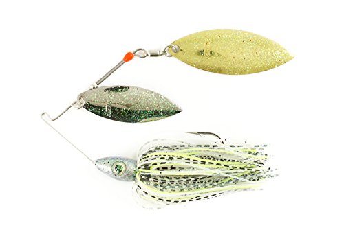 Nichols Lures Pulsator Metal Flake Double Willow Spinnerbait - color: Bombshell Bass, size: 3/8-Ounce
