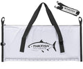 THKFISH Insulated Fish Cooler Bag, Fish Kill Bag for Caught Fish Ice Cold - color: White-Black, size: 40*16IN