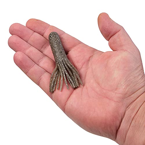Berkley PowerBait MaxScent Tube Fishing Soft Bait - color: Smoke Silver, size: 3 1/2"