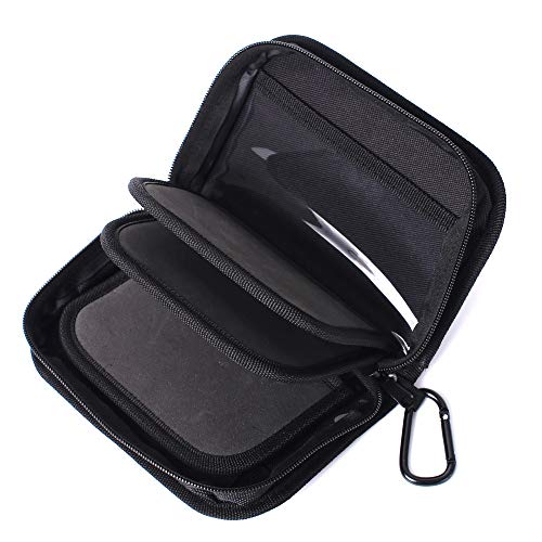 Kylebooker Fishing Lure Storage Bag Spinner Baits Wallet Case | Micro Flies Jig Hooks Box - color: Black